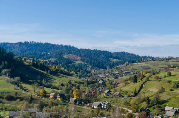 Karpaten Bei Sonnigem Herbstwetter — Stockfoto