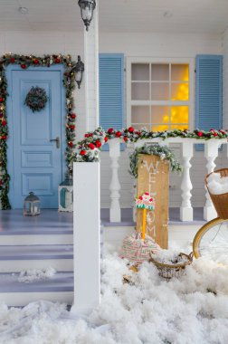 Yeni yıl tatlı ev interioir dekorasyon