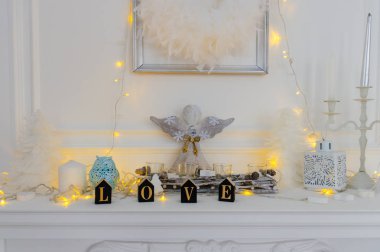 Yeni yıl tatlı ev interioir dekorasyon