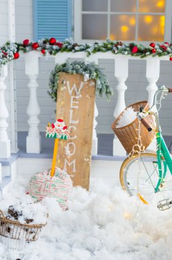 Yeni yıl tatlı ev interioir dekorasyon