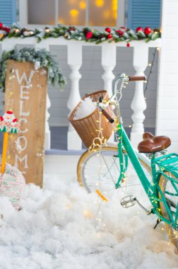 Yeni yıl tatlı ev interioir dekorasyon