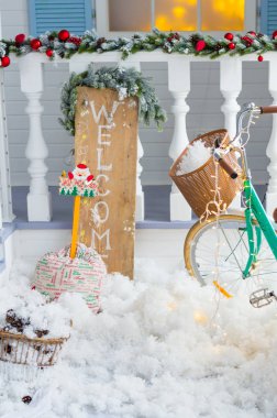 Yeni yıl tatlı ev interioir dekorasyon