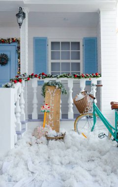 Yeni yıl tatlı ev interioir dekorasyon