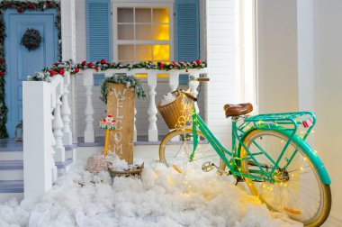 Yeni yıl tatlı ev interioir dekorasyon