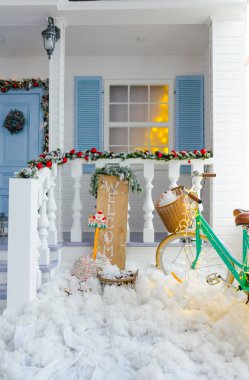 Yeni yıl tatlı ev interioir dekorasyon