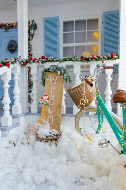 Yeni yıl tatlı ev interioir dekorasyon