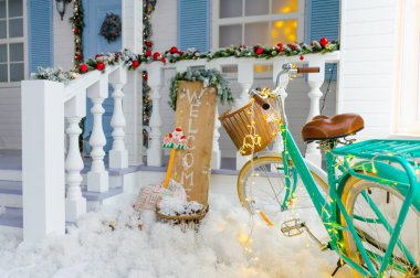 Yeni yıl tatlı ev interioir dekorasyon