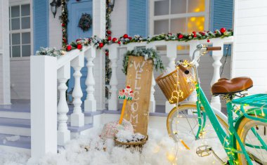 Yeni yıl tatlı ev interioir dekorasyon