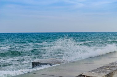 Yaz sezonunda Odesa deniz manzarası