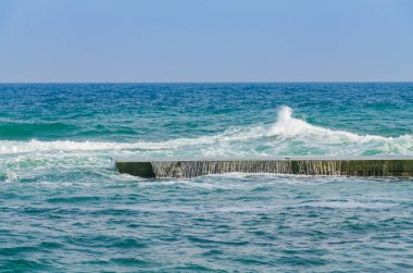 Yaz sezonunda Odesa deniz manzarası