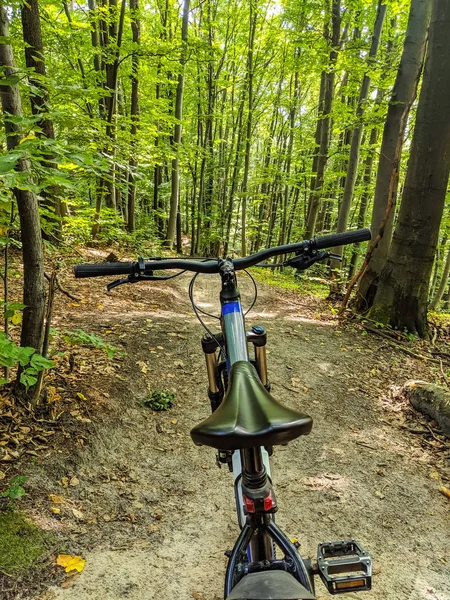 Rower Mtb Szlaku Sezonie Letnim — Zdjęcie stockowe