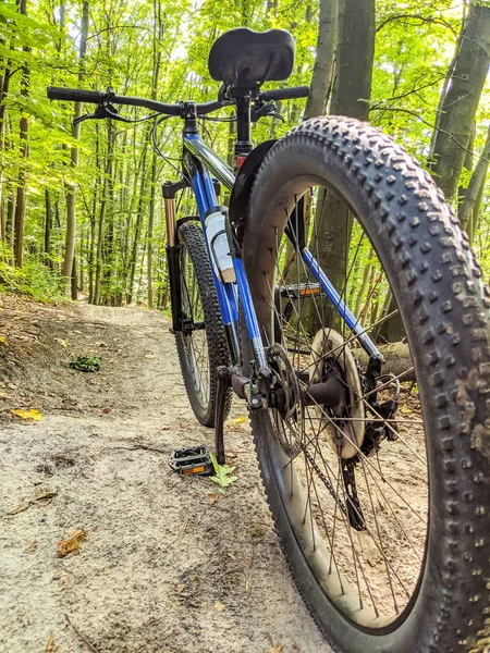 夏のシーズンの道で Mtb 自転車 — ストック写真