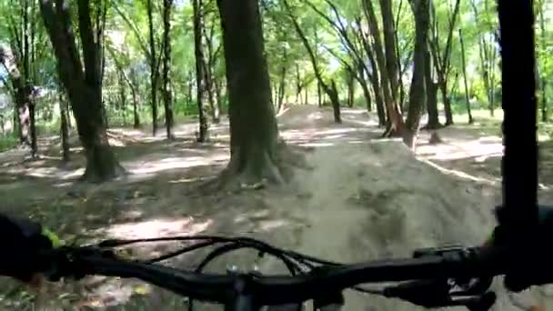 trail bike at bike park