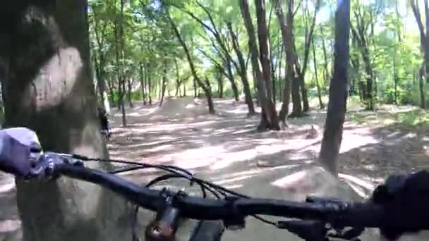 trail bike at bike park