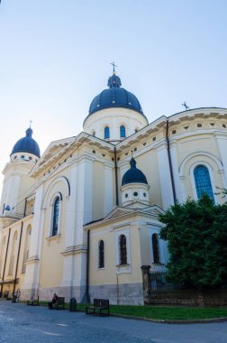 Sonbahar sezonunda Lviv City Eski Mimarlık