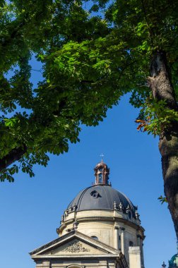 Sonbahar sezonunda Lviv City Eski Mimarlık