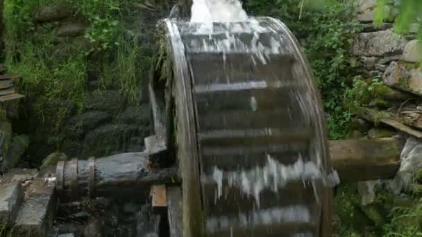 Ancien Fonctionnement Moulin Eau — Video