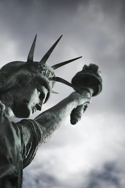 Modelo Una Estatua Erosionada Libertad —  Fotos de Stock