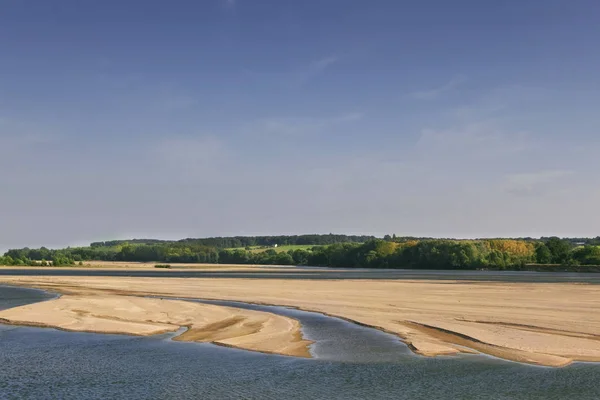 Panoráma Franciaországi Loire Folyóra Néző — Stock Fotó