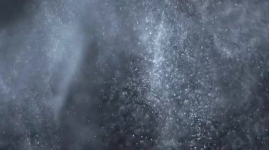 Havada dans eden beyaz toz parçacıkları - grafikler