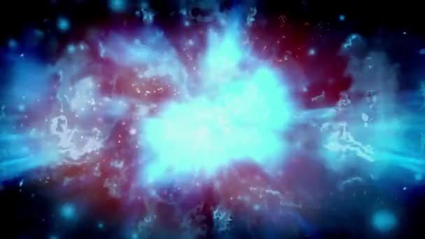 Poteri Cosmici Che Raccolgono Una Sfera Luce Diffondono Grafica — Video Stock