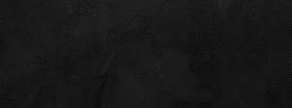 Текстура Темно Чорних Бетонних Стін Банер Декоративного Чорного Бетонного Фону — стокове фото
