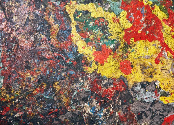 Abstrakter Hintergrund Gebildet Durch Farbflecken Die Zufällig Auf Dem Boden — Stockfoto