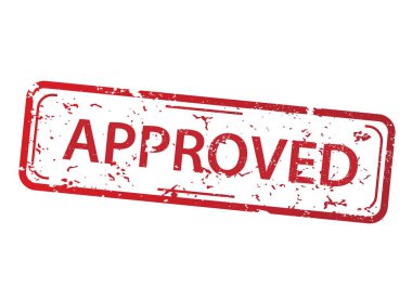 Dikdörtgen damgası - onaylı