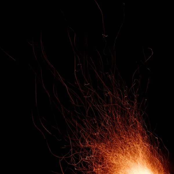 Fire sparks abstract background