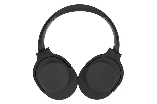 Πτυσσόμενα μαύρα ακουστικά — Φωτογραφία Αρχείου