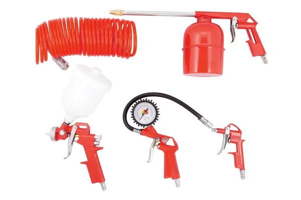 Tire Inflator Air Hose Spray Gun Blow Gun Sandblasting Gun — Stock Photo, Image