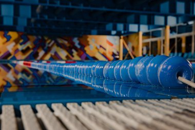 Kapalı yüzme yarışması yüzme havuzları.