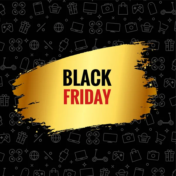 Concept Black Friday Vector — Stock Vector