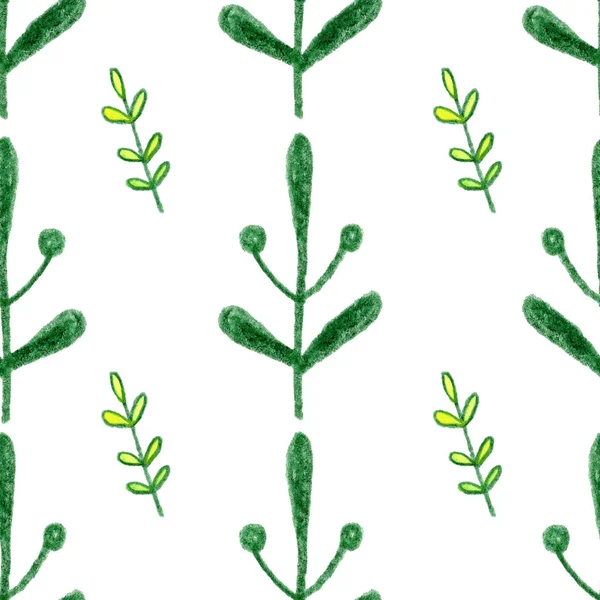 drawing green yellow tree branch leaves sketch graphic pattern fabric wallpaper design wrapping paper