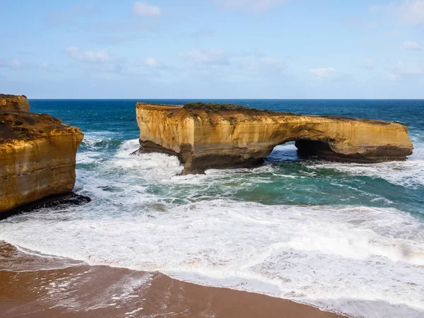 Lodon Köprüsü Great Ocean Road Avustralya Boyunca Ünlü Simgesel Yapı — Stok fotoğraf