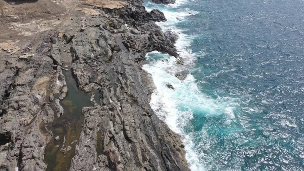 Havet Visar Sin Prakt Vid Solnedgången — Stockfoto