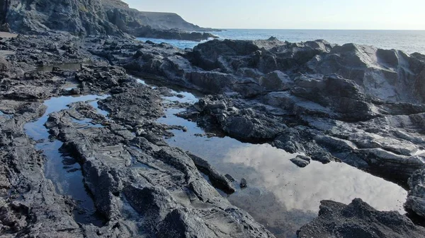 Havet Visar Sin Prakt Vid Solnedgången — Stockfoto