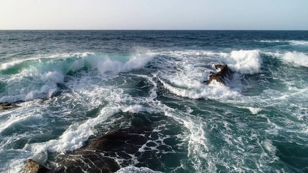 Costa Atlántica Desde Las Montañas Acantilados —  Fotos de Stock