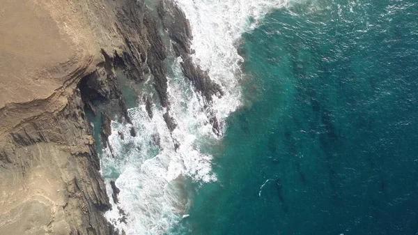 Costa Atlántica Desde Las Montañas Acantilados —  Fotos de Stock