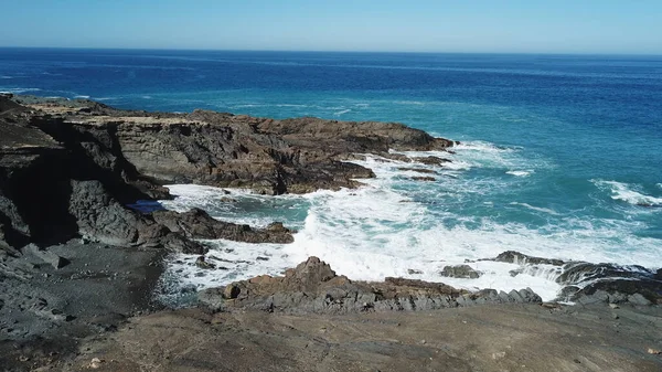 Costa Atlántica Desde Las Montañas Acantilados — Foto de Stock