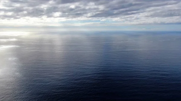 Terra Mar Reúnem Formam Esta Bela Paisagem — Fotografia de Stock