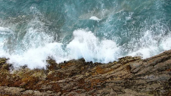 Mer Terrestre Air Réunissent Forment Beau Paysage — Photo