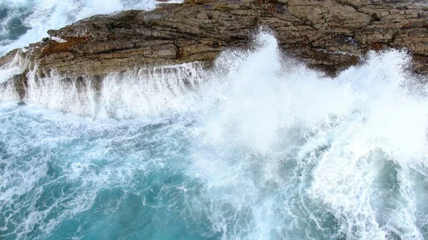 Mer Terrestre Air Réunissent Forment Beau Paysage — Photo