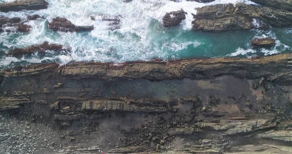 Terra Mar Reúnem Formam Essas Belas Paisagens — Fotografia de Stock