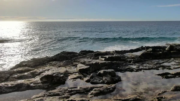 Laut Darat Dan Udara Datang Bersama Sama Dan Membentuk Indah — Stok Foto