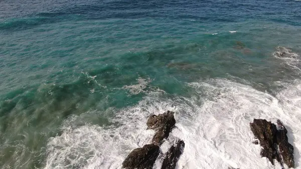 海洋和空气汇集在一起 形成了这些美丽的风景 — 图库照片