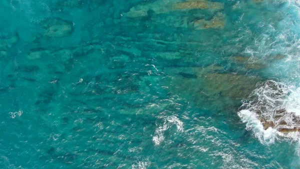 Puesta Sol Desde Los Acantilados Contemplando Fuerza Del Mar Las — Foto de Stock