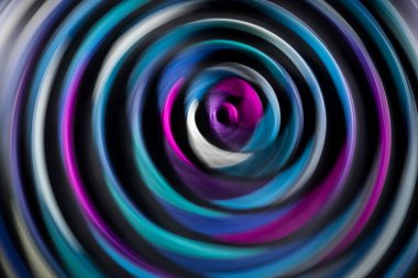 soyut desenli çok renkli plastiksi spiral