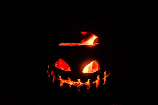 Halloween Apocalipse Abóbora Laranja Cinzas Calor — Fotografia de Stock