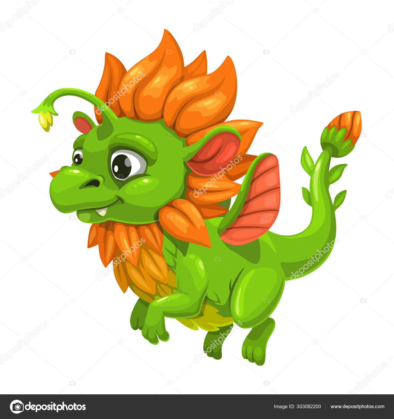 美しい花の画像 元のドラゴン 可愛い イラスト